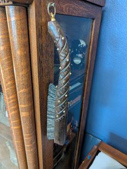 Vintage Hand-Carved Wooden Clothes Brush