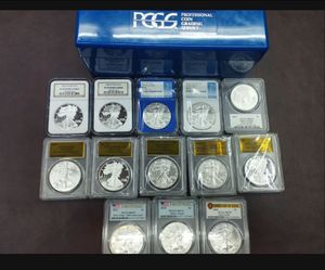 PCGS Graded American Silver Eagle Coin Lot