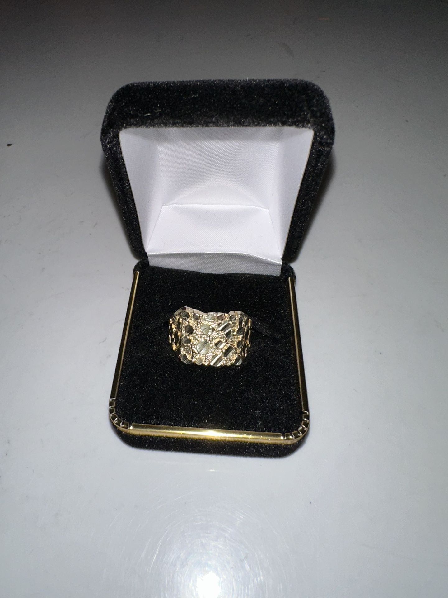 14k Gold Nugget Ring