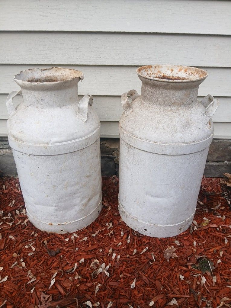 Milk Jugs Dairy Canisters