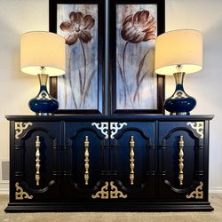 🔆🔆STUNNING SPANISH ORNATED BASSETT dresser/buffet/sideboard/crefenza/tv stand/dining server/chest