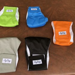 Size Small Dog Male Nappies By Joy Daog Set Of Five Multi Color