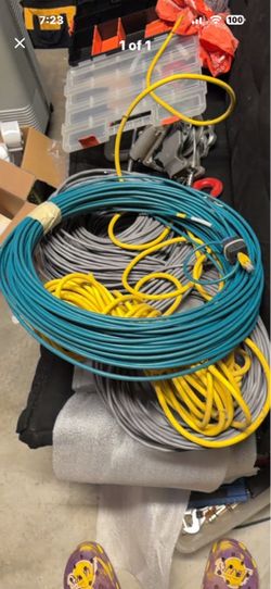 Assorted electrical cables for copper