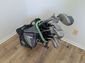 Complete Golf Club Set w/ Stand Bag – Callaway, Yonex & TaylorMade