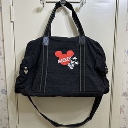 Vintage 90’s Disney Mickey Unlimited Nylon Duffle Bag (T11)
