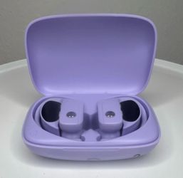 Purple Bluetooth Wireless In-Ear Earbuds Pair, Model T16 with Charging Case