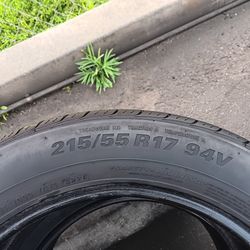 2 llantas 215 55 R17 Kumho Solus