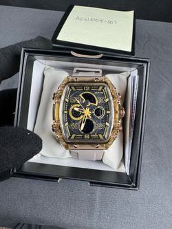 Activa X Invicta Digital Essentials Unisex Watch, 45mm, Apricot (ACW8109-007)