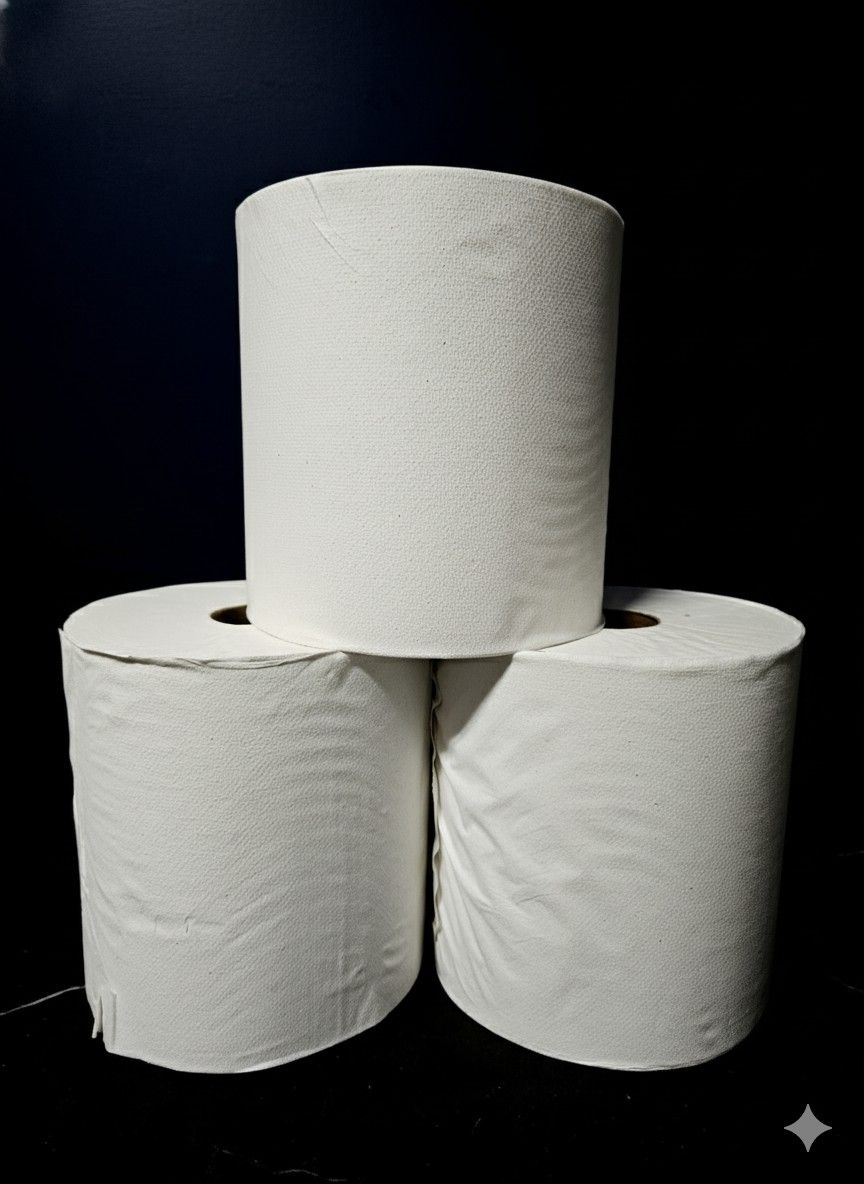 Heavy Duty 2 Ply Paper Towel, 3 In A Case, 650 Feet Each