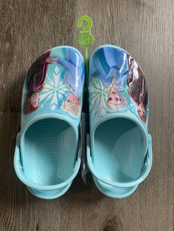 Kids Disney Frozen 2 Crocs Size J2 J3