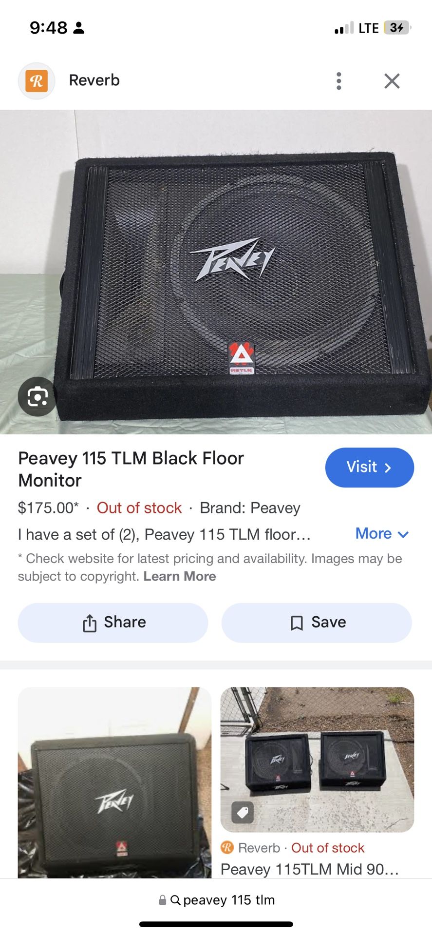 Peavy Speaker
