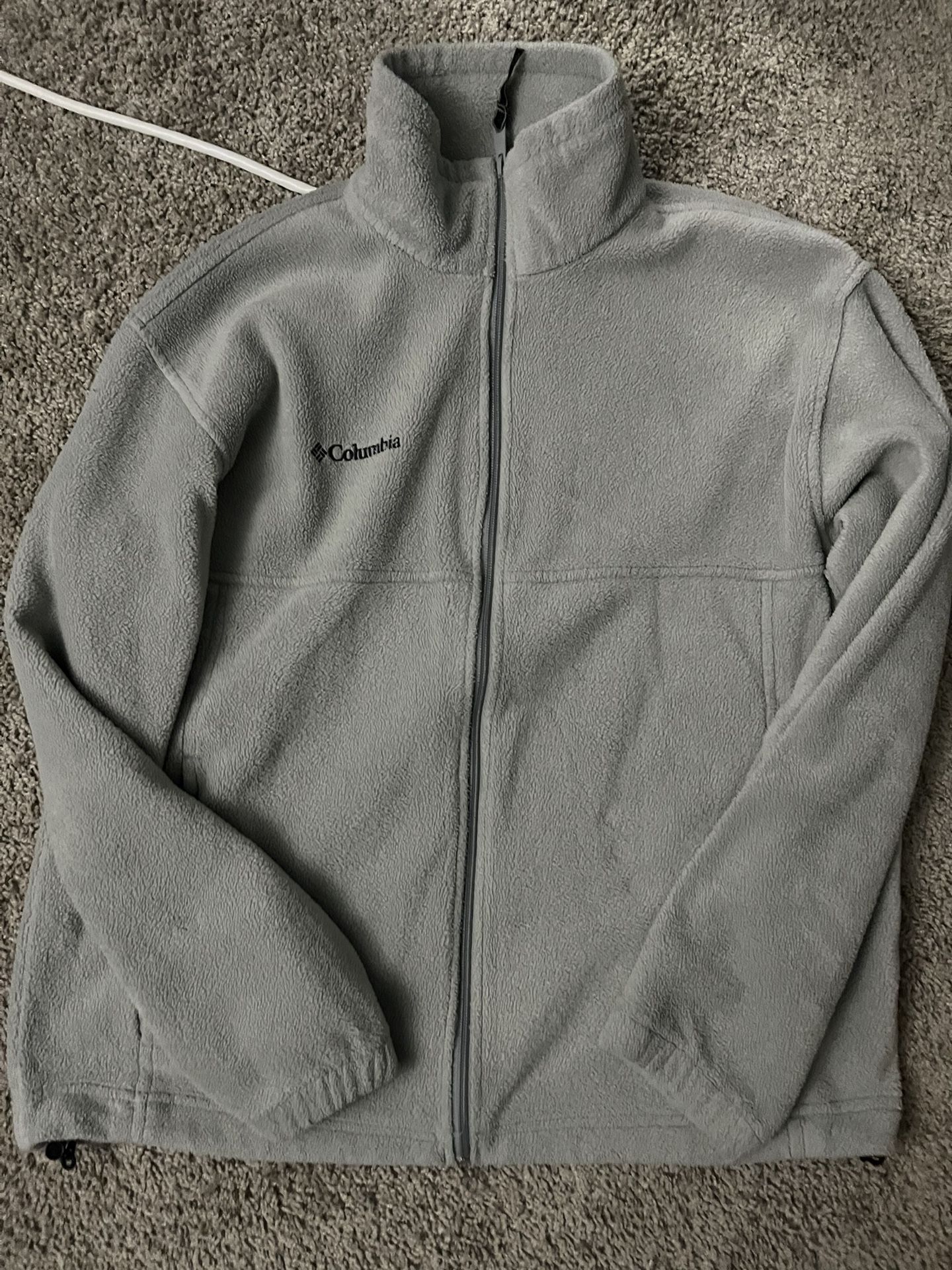 Grey Columbia fleece jacket #fleecelove