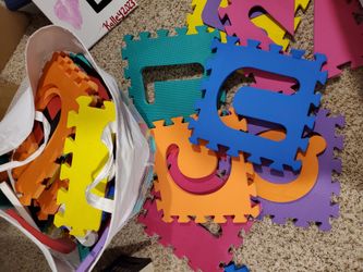 Alphabet foam letters