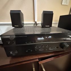 Yamaha Surround Sound Receiver And Klipsch Speakers