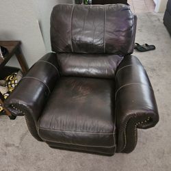 Leather Recliner 