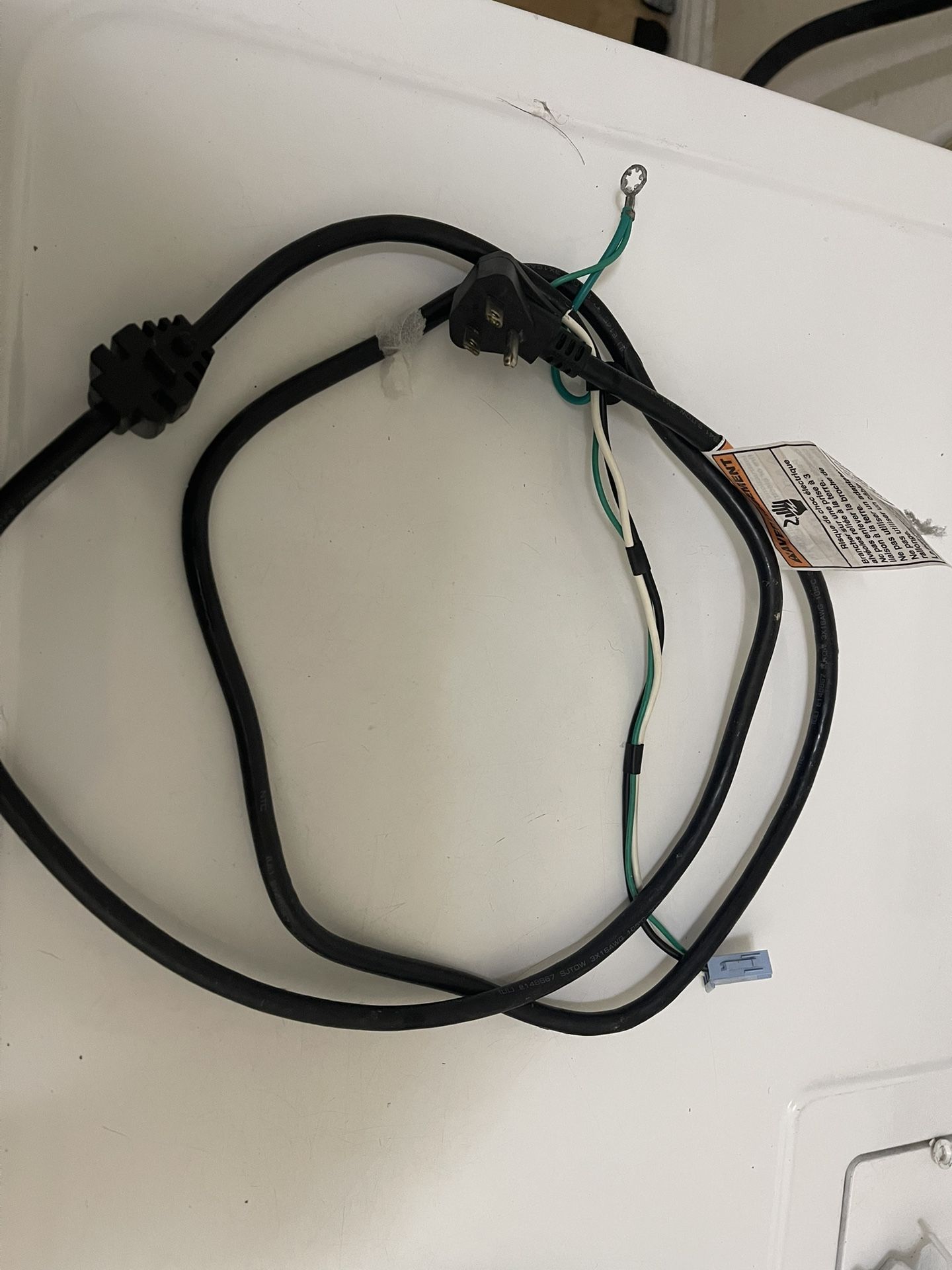 Kenmore 600s Series Plug Cable 