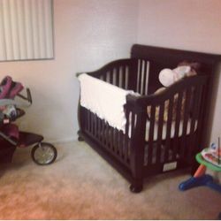 Baby Crib With Mattress $90 