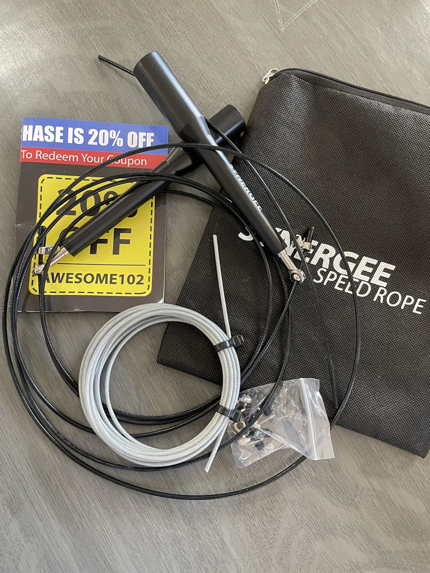 New Synergee Speed Rope Jump Rope