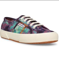 NIB Superga Purple & Teal Tie-Dye Sneaker
