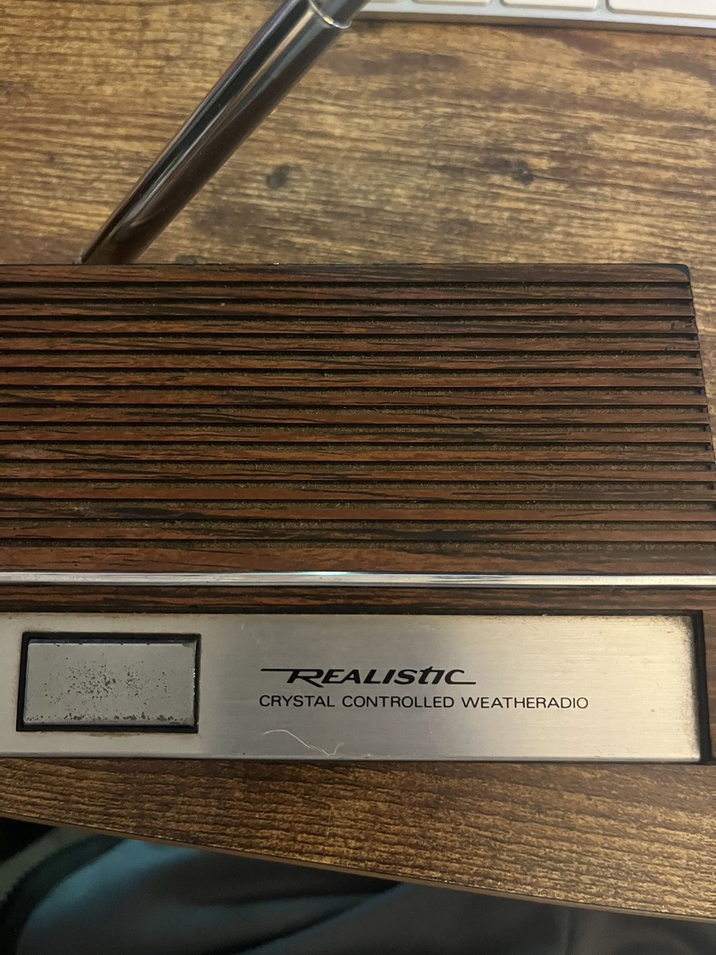 Tested Vintage Realistic Crystal Controlled Weather Alert Radio Model 12-141