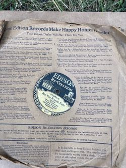 Edison Diamond Disk Records