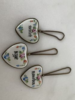 Limoge Bottle Tags