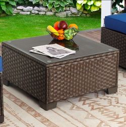 RATTAN COFFEE TABLE