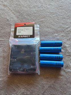Battery holder and rechargeable batteries
