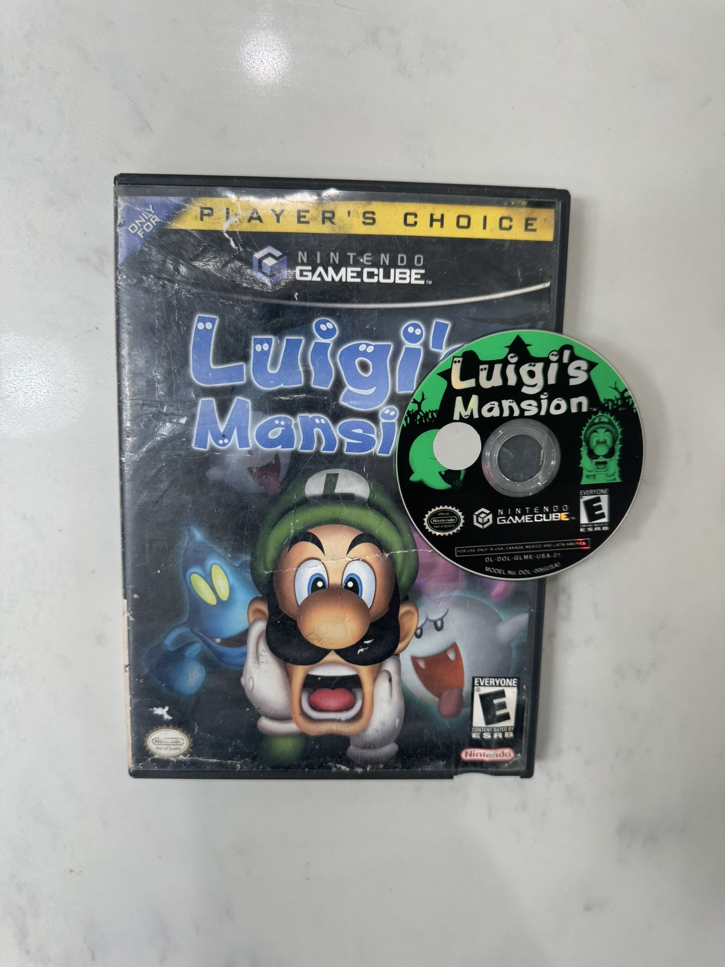 Luigi’s Mansion Nintendo GameCube Clean Disc Video GAME