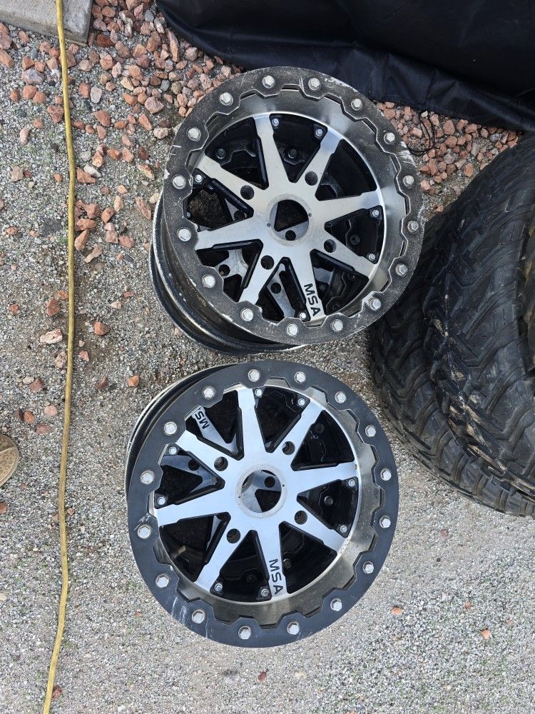 MSA 15" BEADLOCK RIMS ONLY
