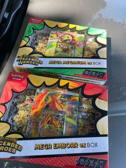 Ascended Heroes Mega Meganium/ Mega Emboar Ex Boxes