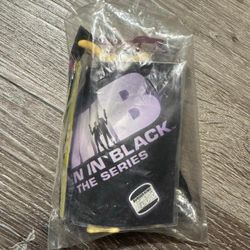 1998 Burger King Men in Black Squishy Worm Guy Action Figure  