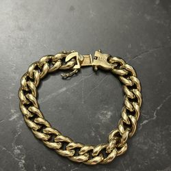 Gold 14k gold bracelet 8 inches
