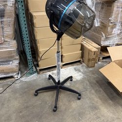 Stand Up Hair Dryer 1300W Adjustable Floor Hooded Bonnet Hair Dryers with Rolling Wheels