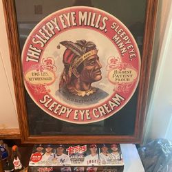 1930s advertisement framed