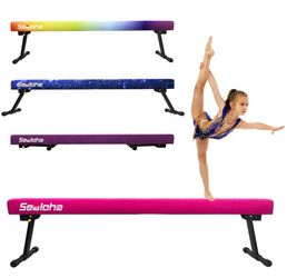 Hot Pink 6 Foot Balance Beam