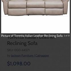 Leather Sofa Recliner 