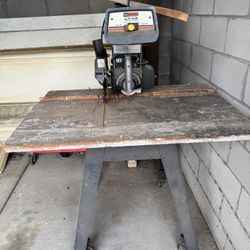 Craftsman 10 Inch Radial Saw With Blades 