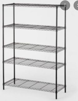 NSF 5 shelf black