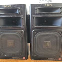 Rare Sony APM-909 Vintage Speakers 