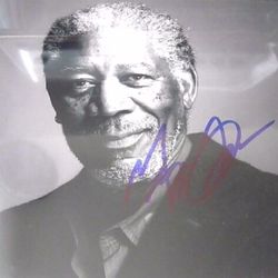 Autographs Morgan Freeman Famous Actor W/COA  