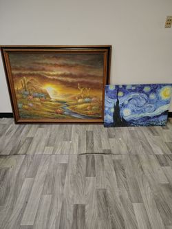 Assorted paintings