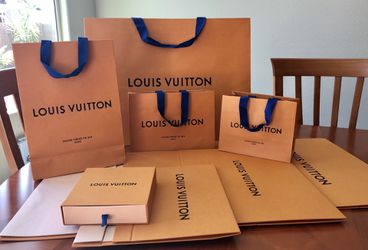 Authentic Louis Vuitton Paper Shopping Bag - multiple sizes