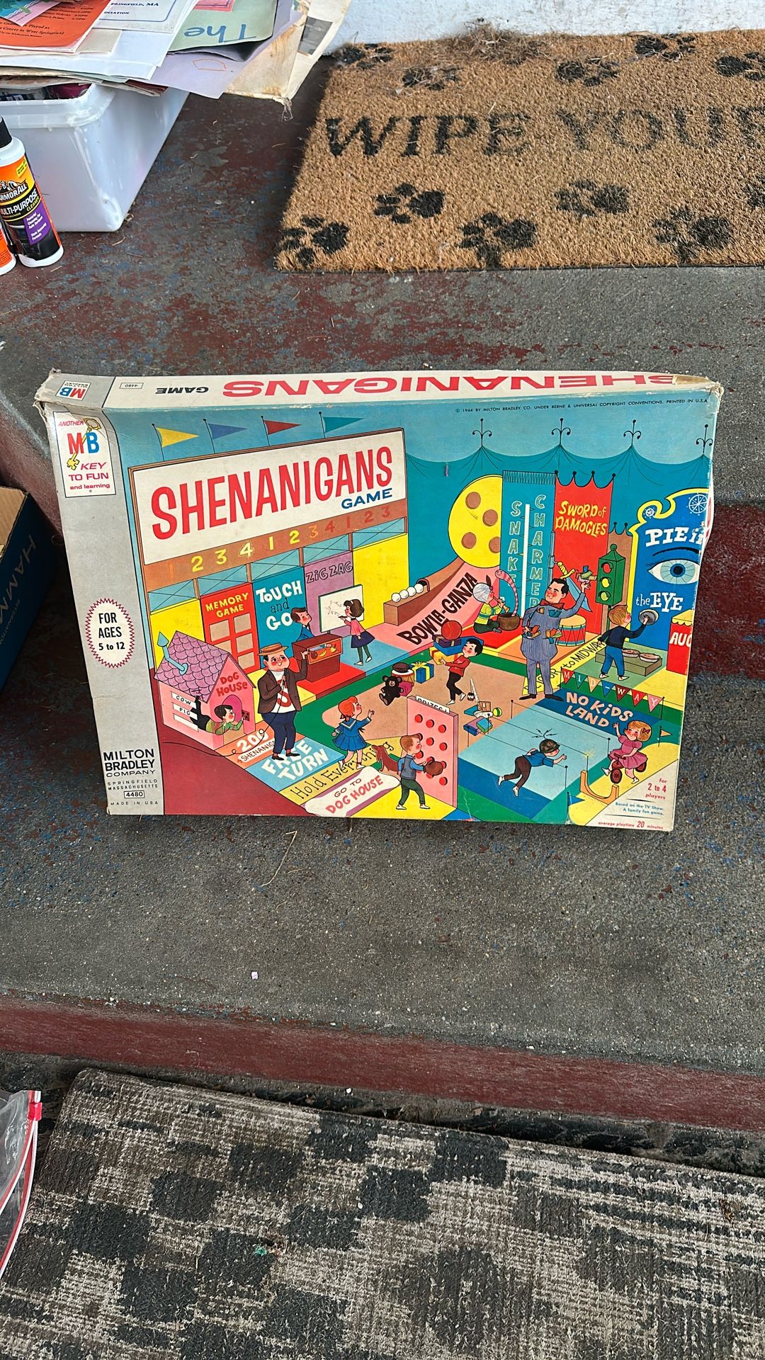 1964 Shenanigans Board Game