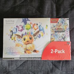 Prismatic Evolutions Costco 2 Pack ETB & Booster Bundle