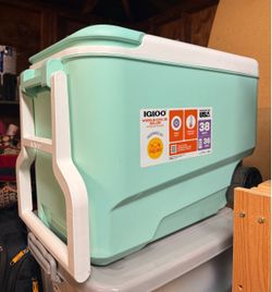 Teal cooler, used once