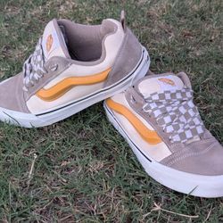 Vans Knu Skool Mega Check “Grey/Marshmallow” Gently Used US Men 9.5 / US Women 11