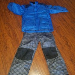 Winter snow jacket&pants with boots