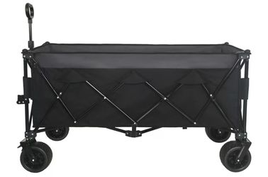 Black heavy duty cart