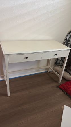 White desk